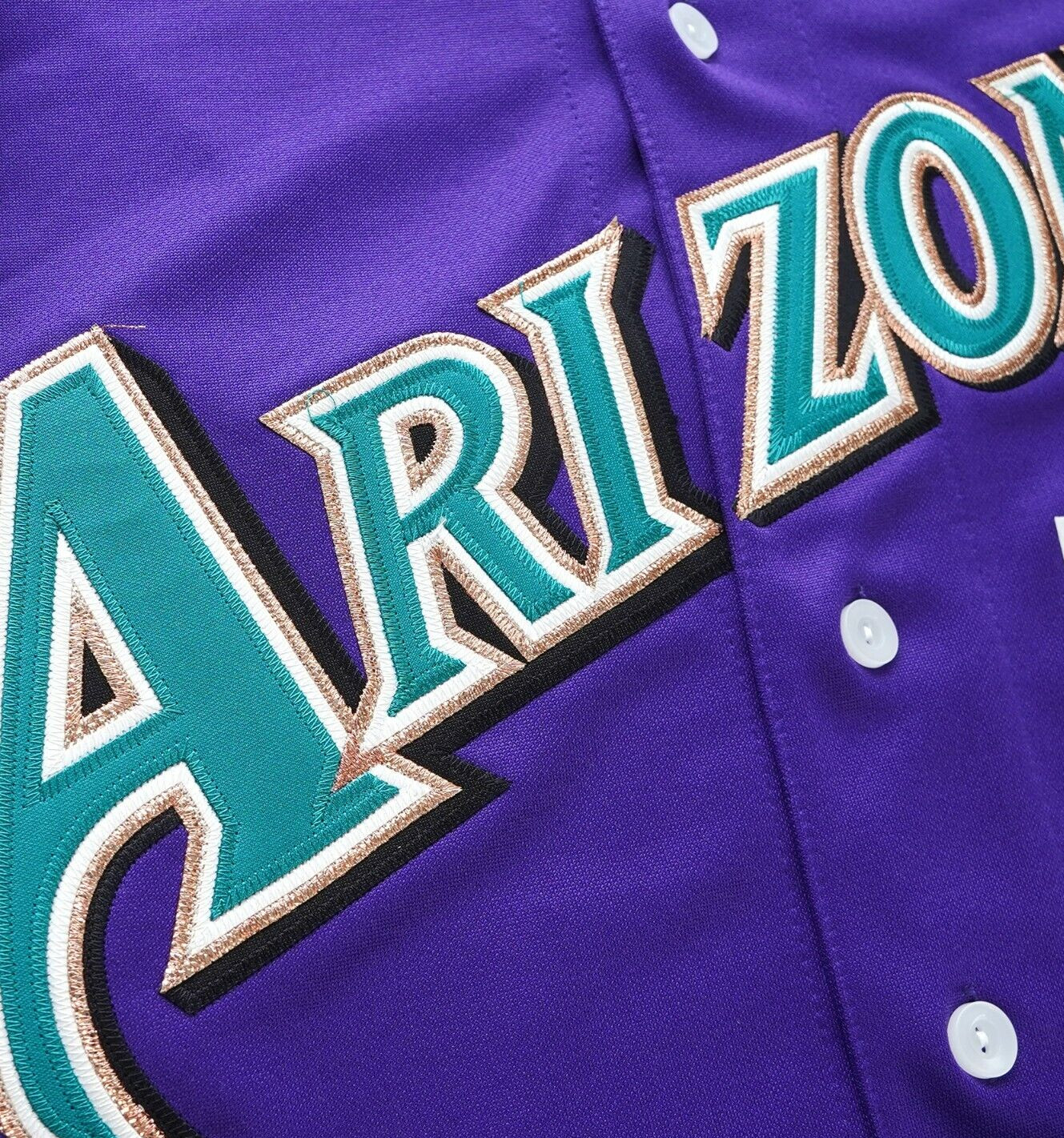 Randy Johnson Arizona Diamondbacks 2001 World Series Alt Purple Men’s Jersey