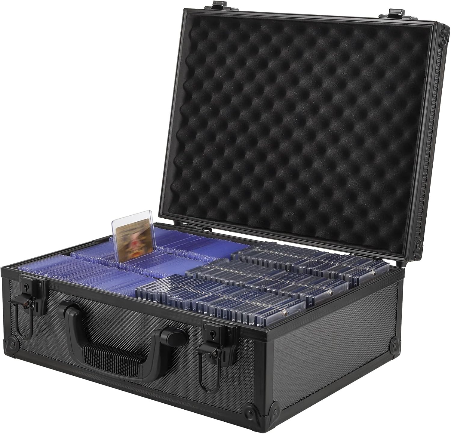 New Toploader Case Hard For 3″ x 4″ 35pt Cards Sports Storage Boxes Holds 600+