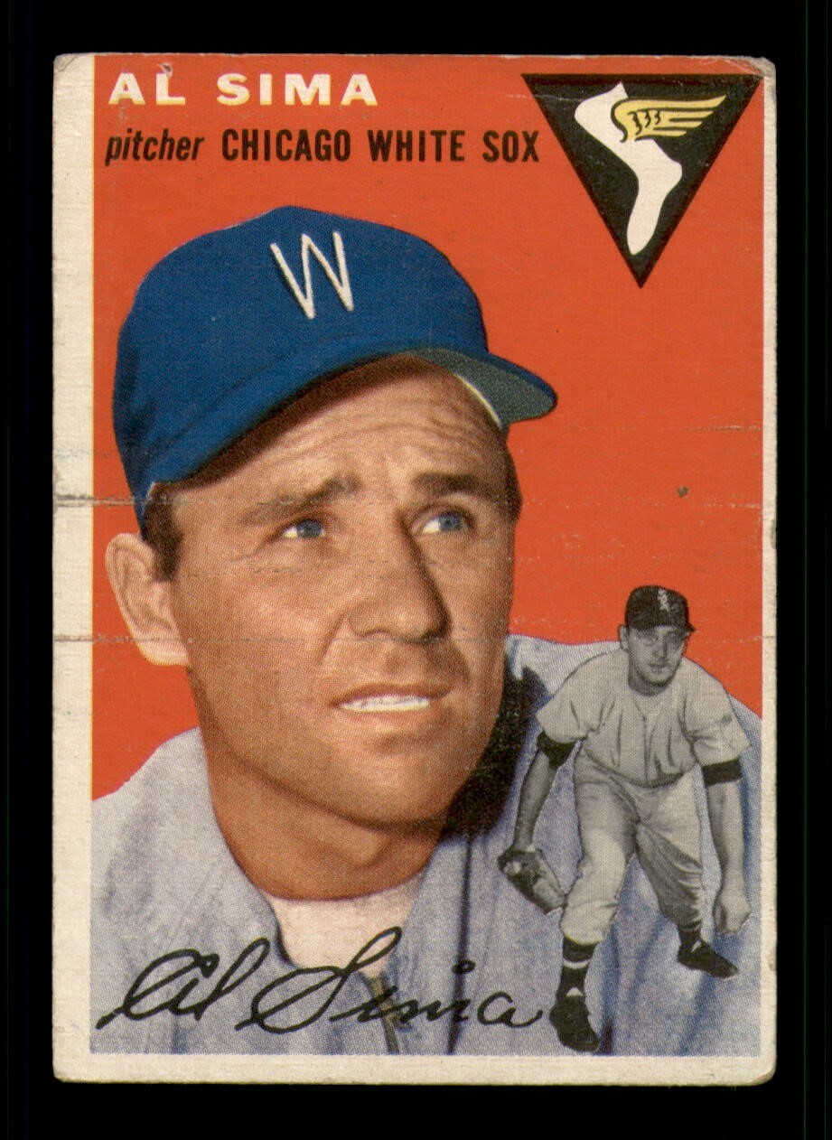 1954 Topps Set Break # 216 Al Sima GD *OBGcards*