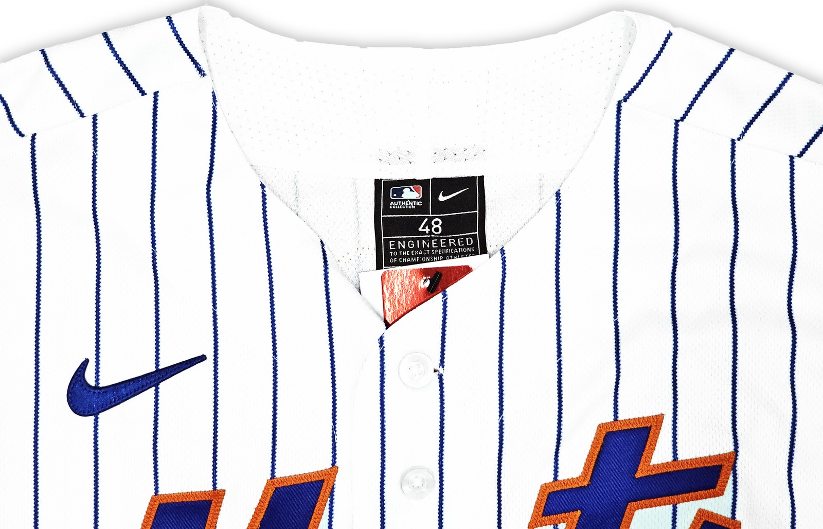 Mets Jacob deGrom Auto White Nike Authentic Jersey Size 44 18-19 NL CY Fanatics