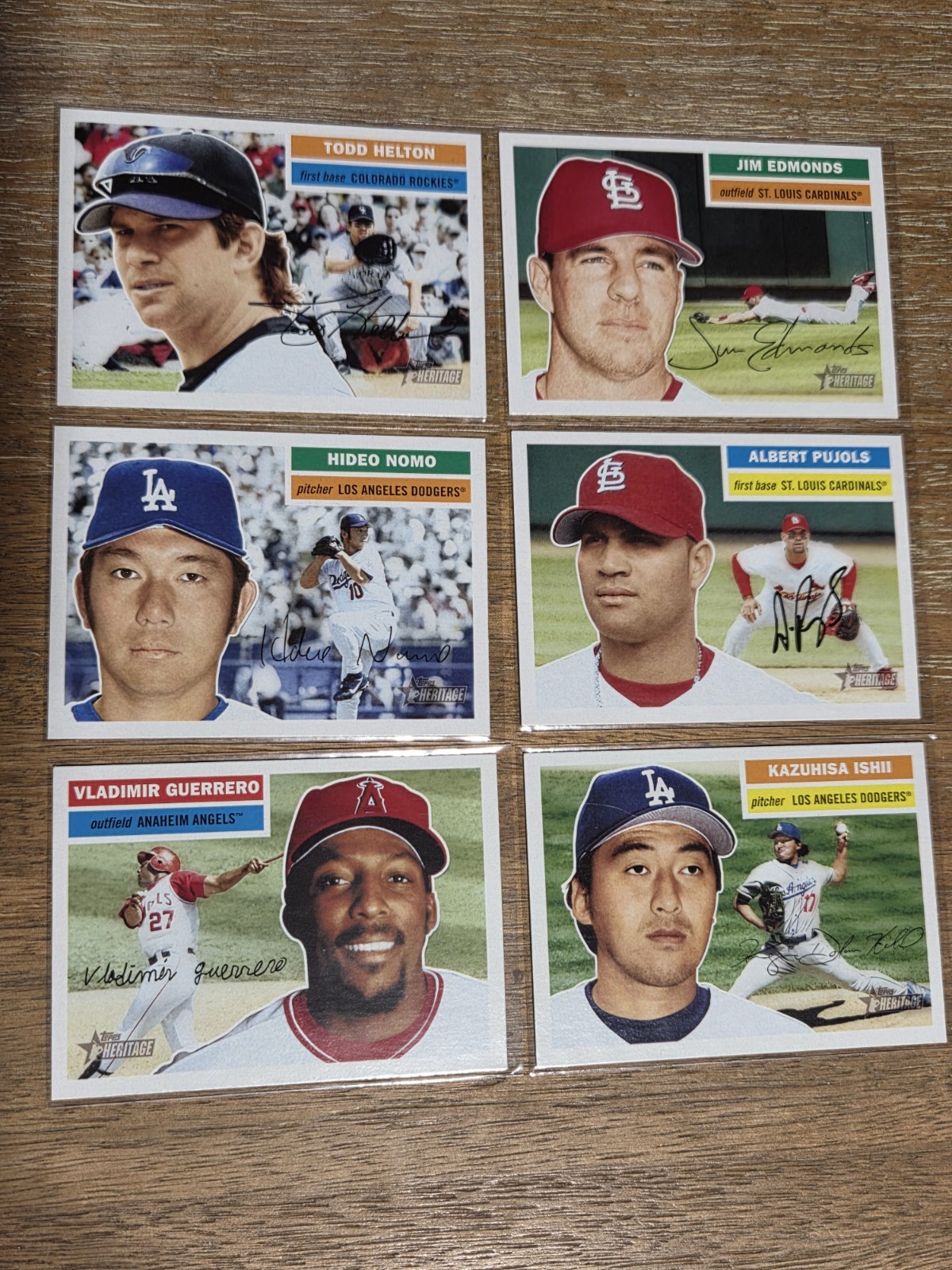 2005 Topps Heritage SPs Complete Your Set Short Prints