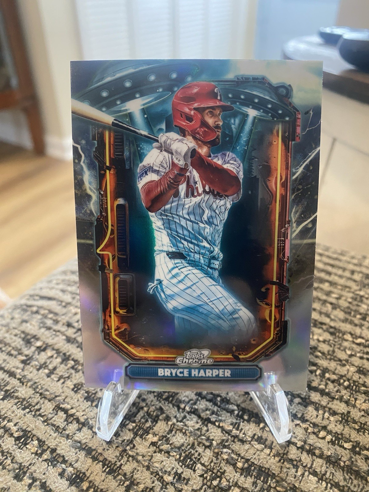 2025 Topps Chrome Cosmic Extraterrestrial Talent Bryce Harper ET-15