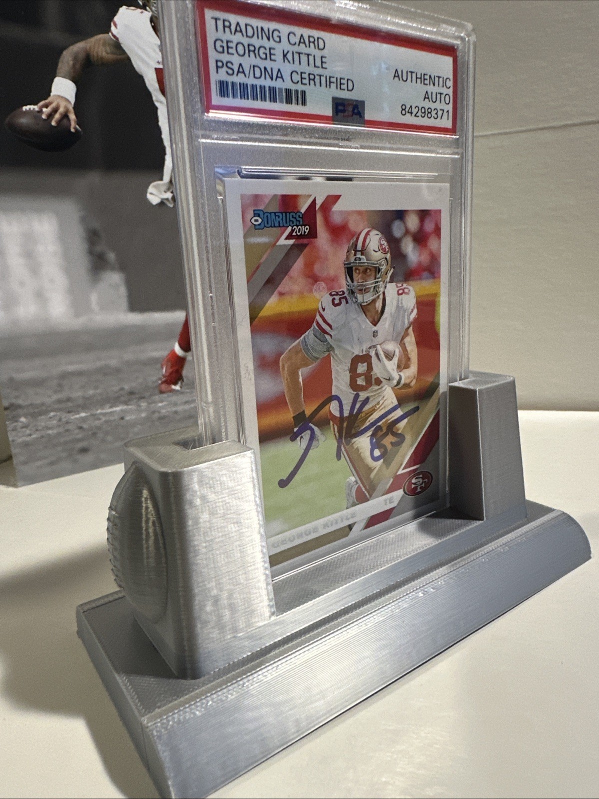 Trading Card Football Custom Graded Card Stand Holder Display for PSA Slabs