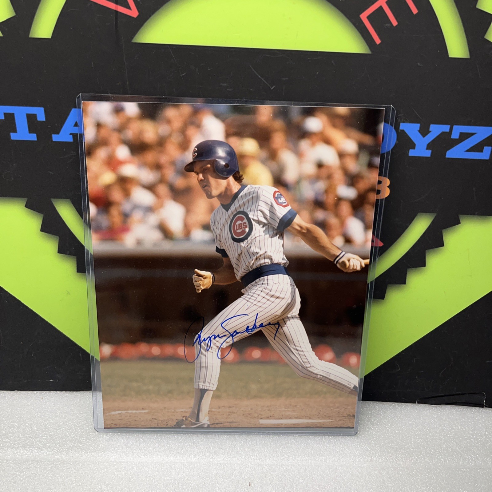 Ryan Sandberg*AUTOGRAGHED*8×10 Photo*Vintage*Chicago Cubs*HOF*1990’s*Wrigley