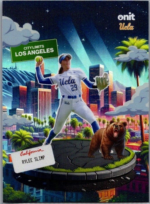 2026 ONIT NIL UCLA Softball #CL-5 Rylee Slimp City Limits Nighttime Rainbow