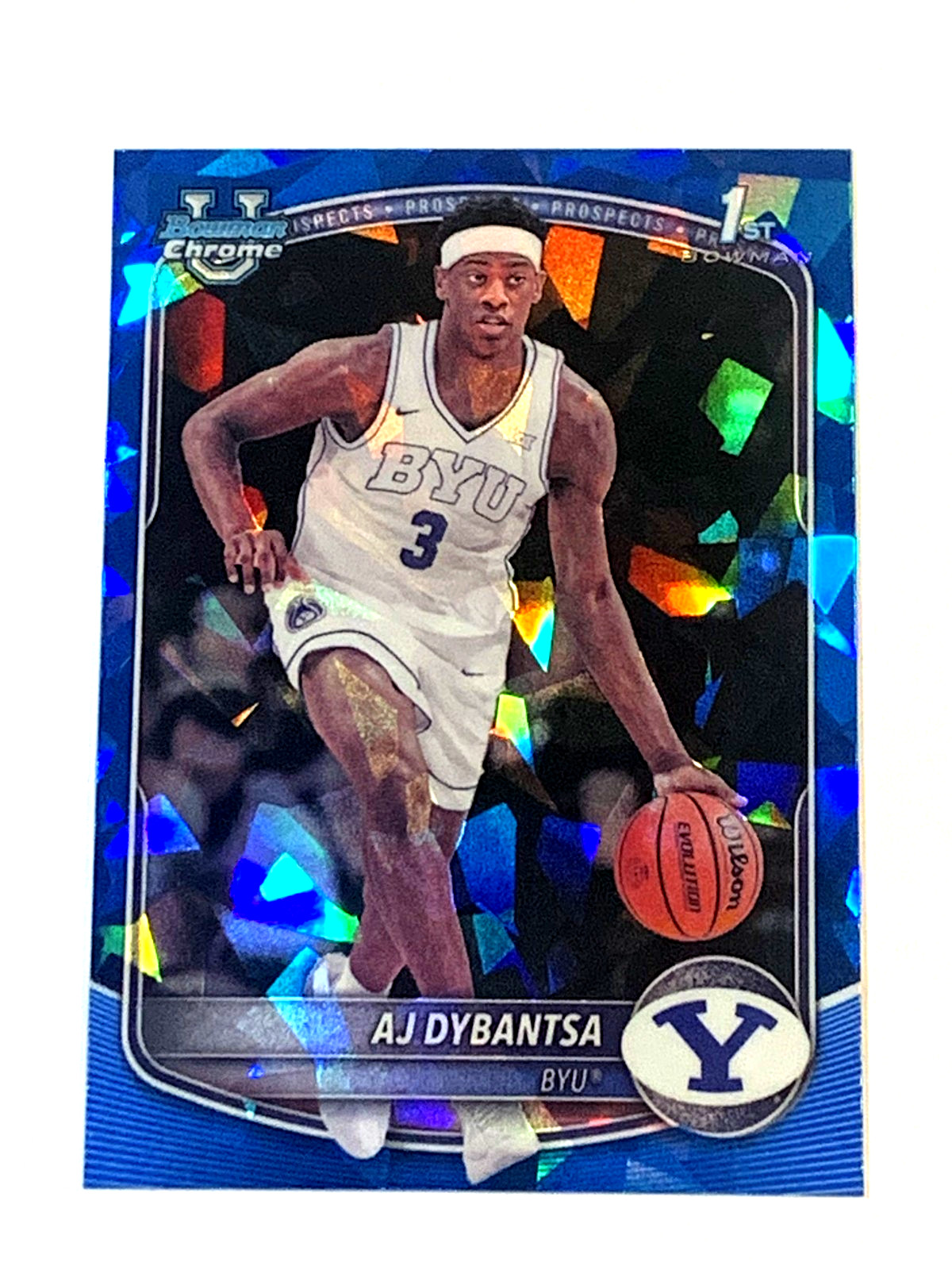 AJ Dybantsa 1st, 2025 Topps Bowman Sapphire 1st, Card#BCP-1