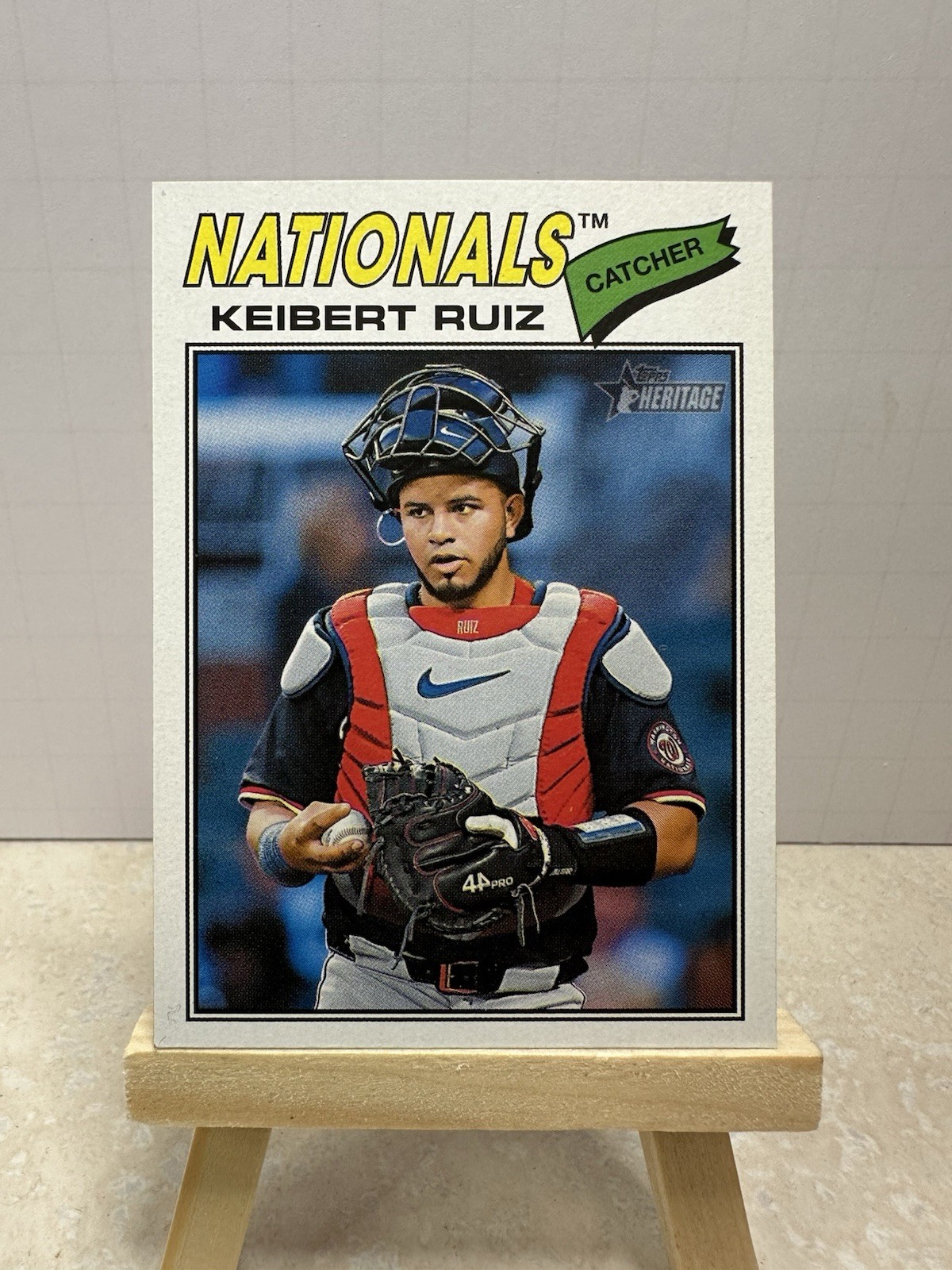2026 Topps Heritage #201 KEIBERT RUIZ Washington Nationals – Short Print