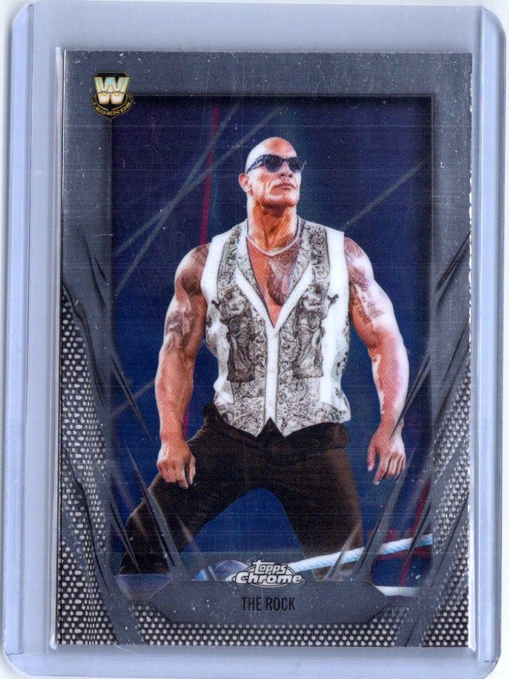 2026 Topps Chrome WWE #1 The Rock