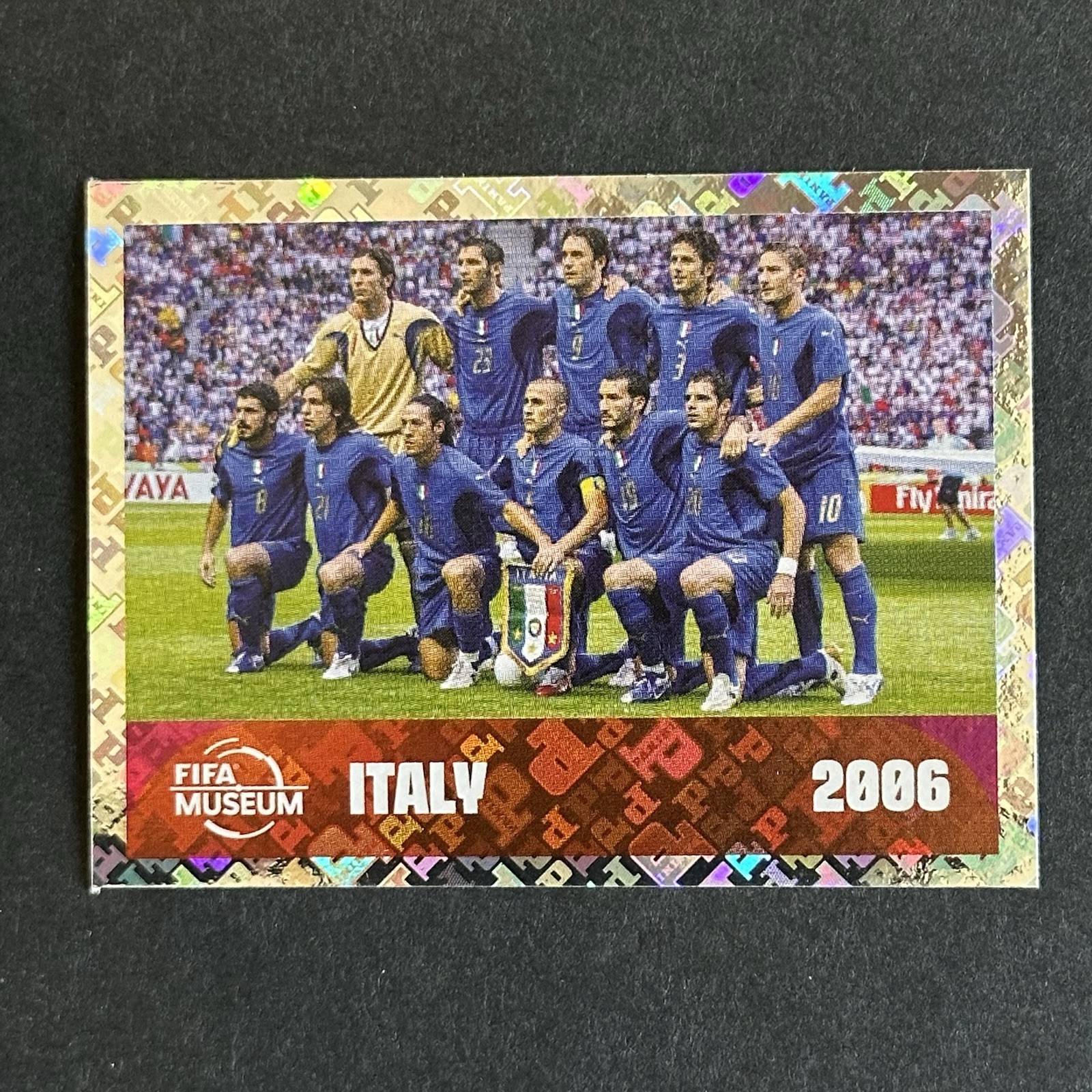 2026 Panini FIFA World Cup Italy 2006 FIFA Museum Silver Sticker FWC17