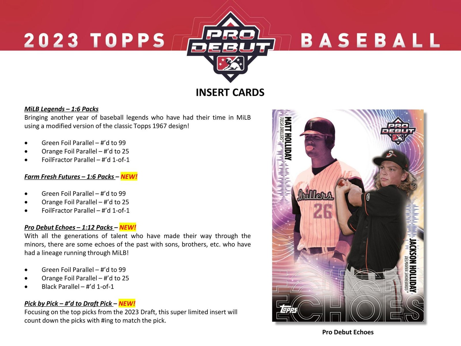 2023 TOPPS PRO DEBUT BASEBALL HOBBY BOX