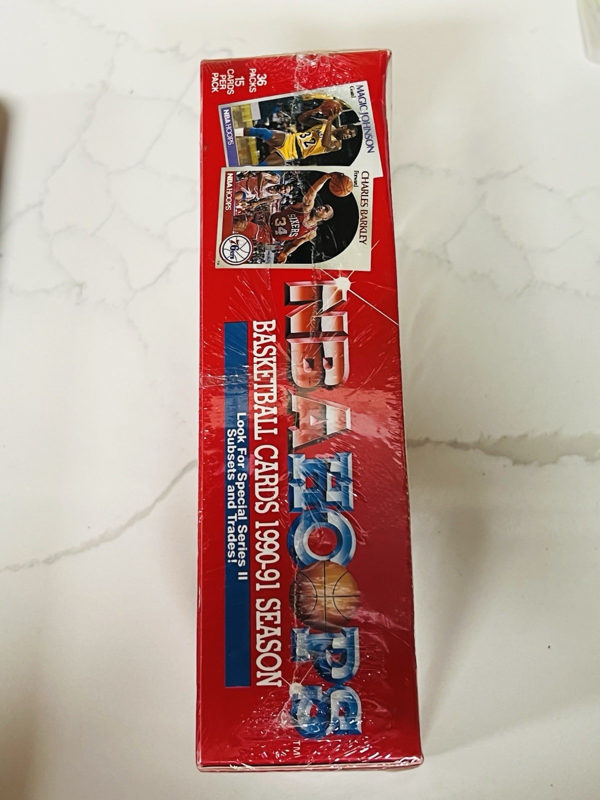 1990-91 NBA Hoops Series 2 Baseball Box SEALED (36 Packs)