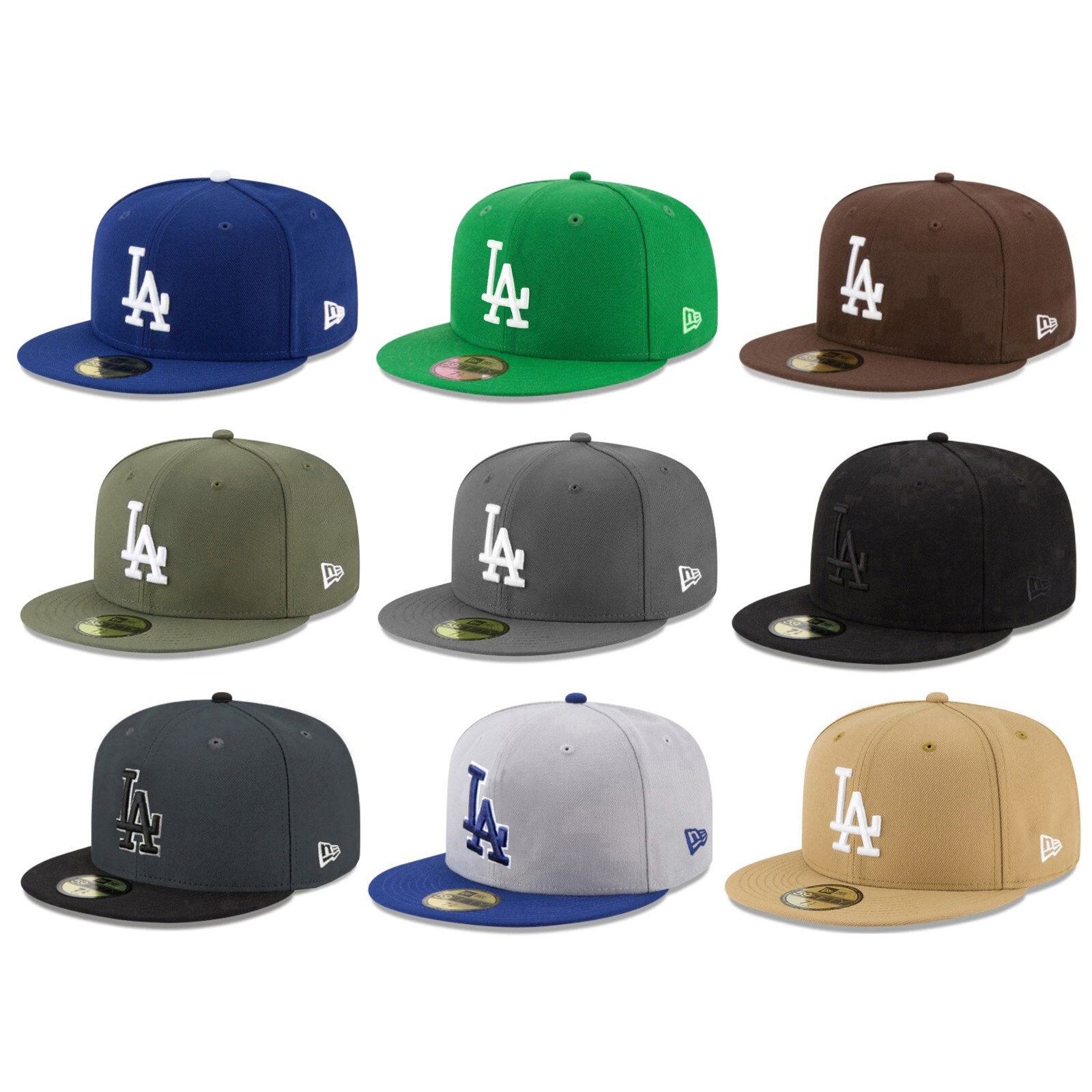 Los Angeles Dodgers LAD MLB Authentic New Era 59FIFTY Fitted Cap – 5950 Hat