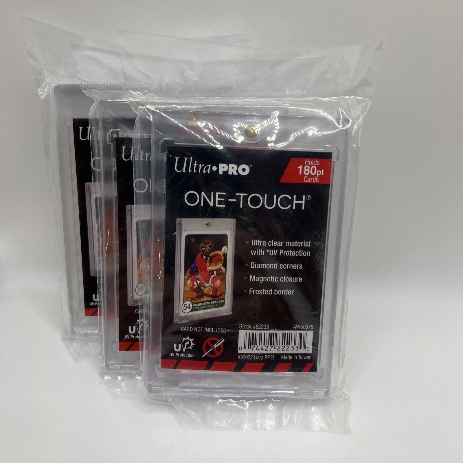 Ultra Pro One-Touch Thick Card 130pt Point Magnetic Card Holder – LOT of 3