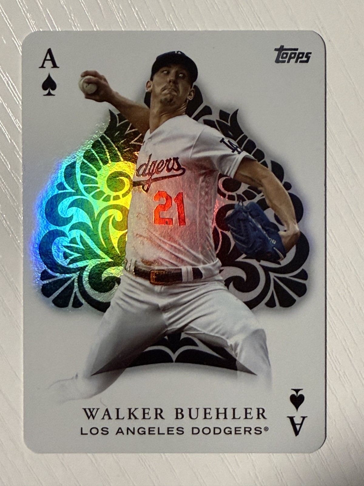 Walker Buehler 2023 Topps Update All Aces #AA-55 Los Angeles Dodgers