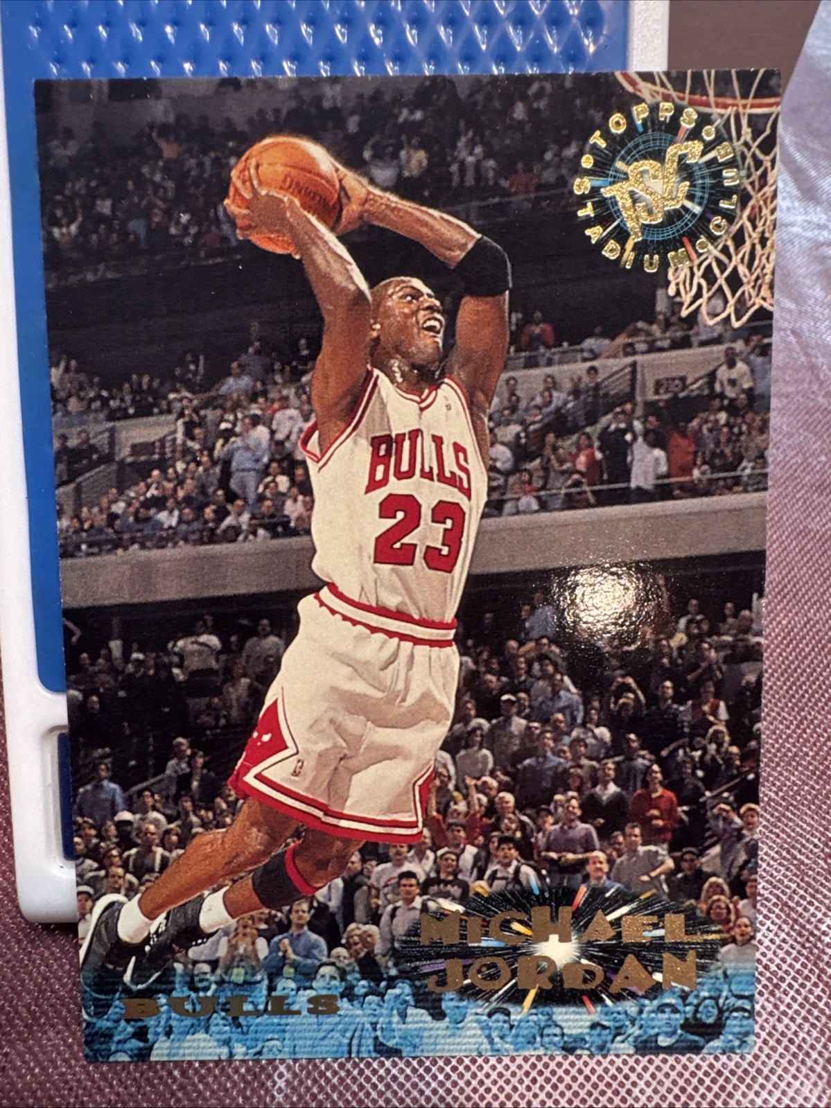 Michael Jordan 1995-96 Topps Stadium Club #1 Chicago Bulls