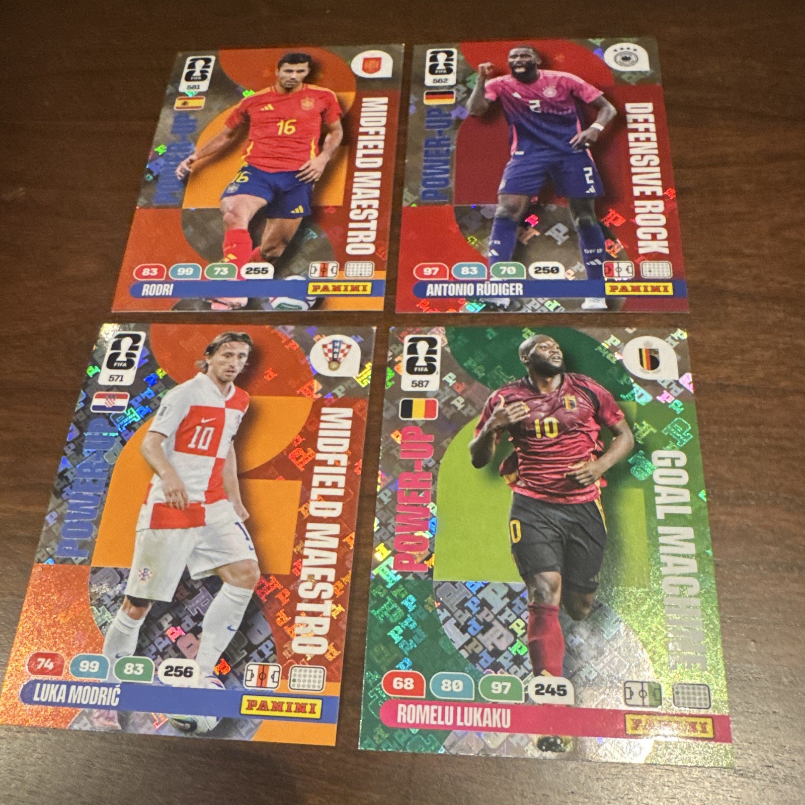 🔥NEW🔥Panini Adrenalyn XL 2026 Holographic 4-Card Lot #562 #571 #581 #587