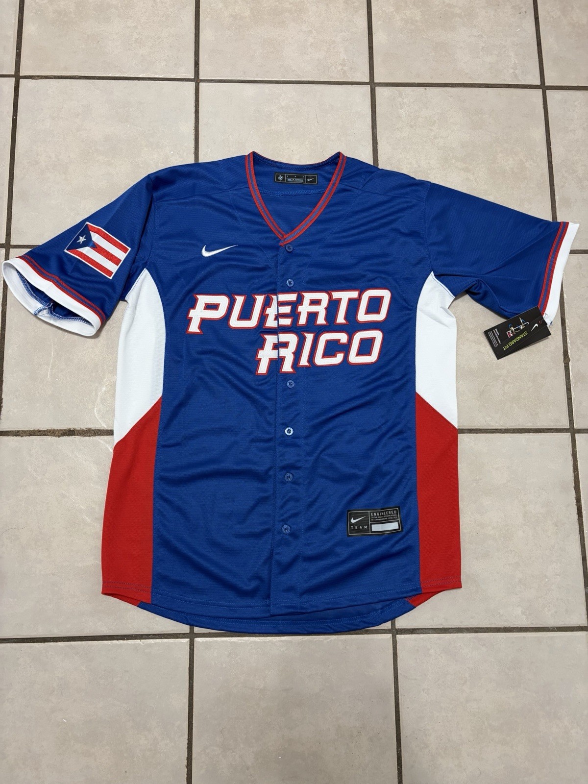 Puerto Rico World Baseball Classic WBC 2026 Blue Stitched Jersey