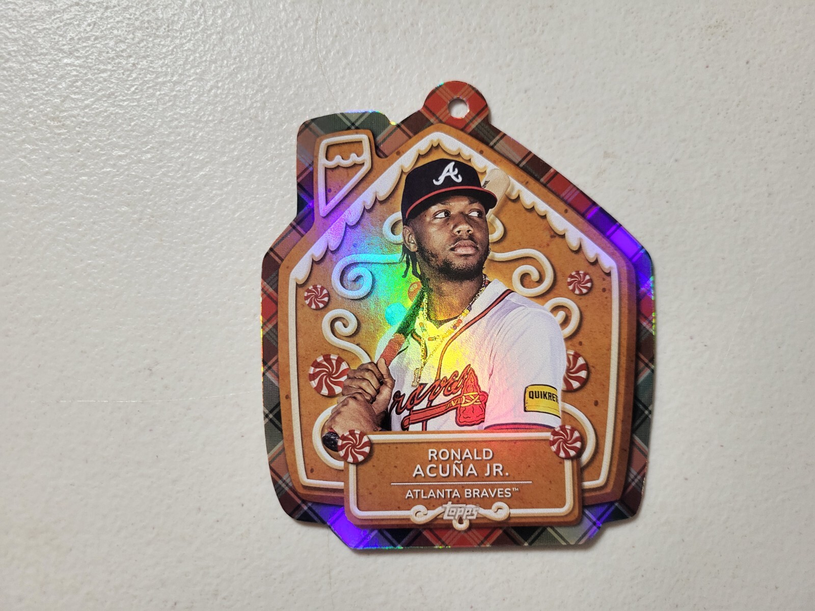 RONALD ACUNA JR 2024 TOPPS ORNAMENT HOLIDAY MEGA #MLBO-3 NM Free Shipping