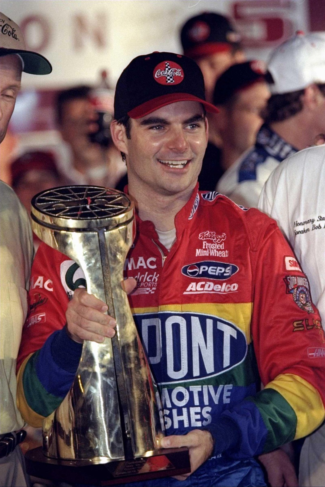 VTG Chase Authentics Jeff Gordon Rainbow Warrior DuPont Racing Jacket 90s M