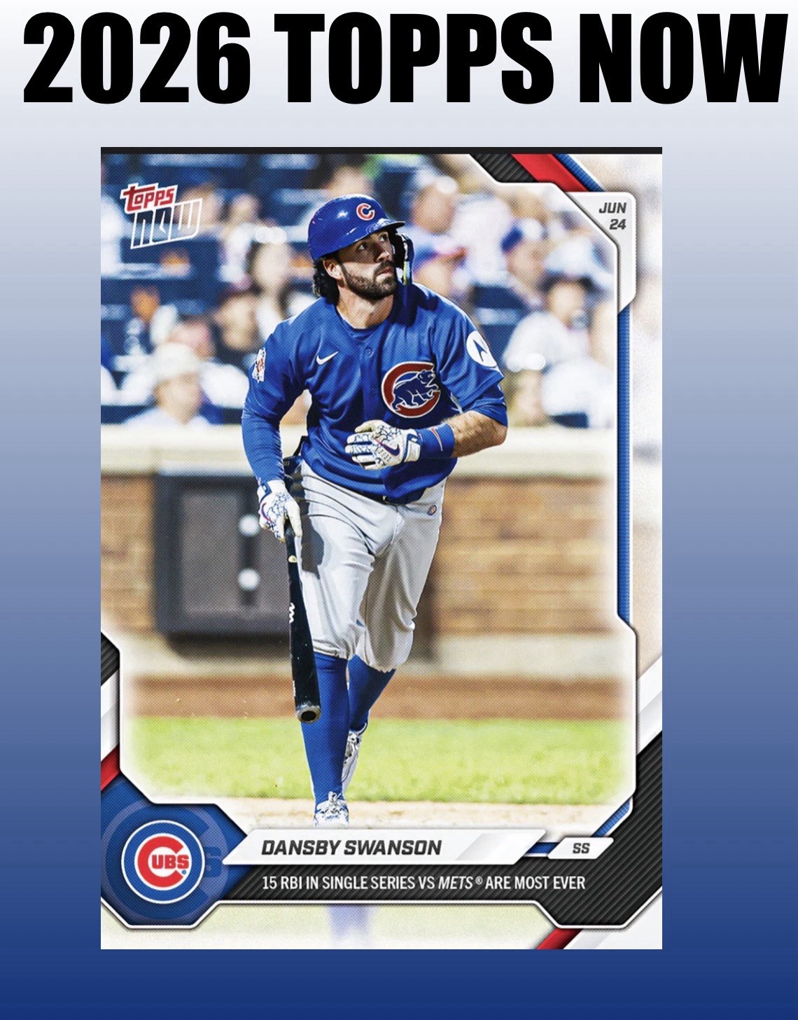 💥2026 Topps Now #375💥DANSBY SWANSON 15 RHI’s Single Series – Presale