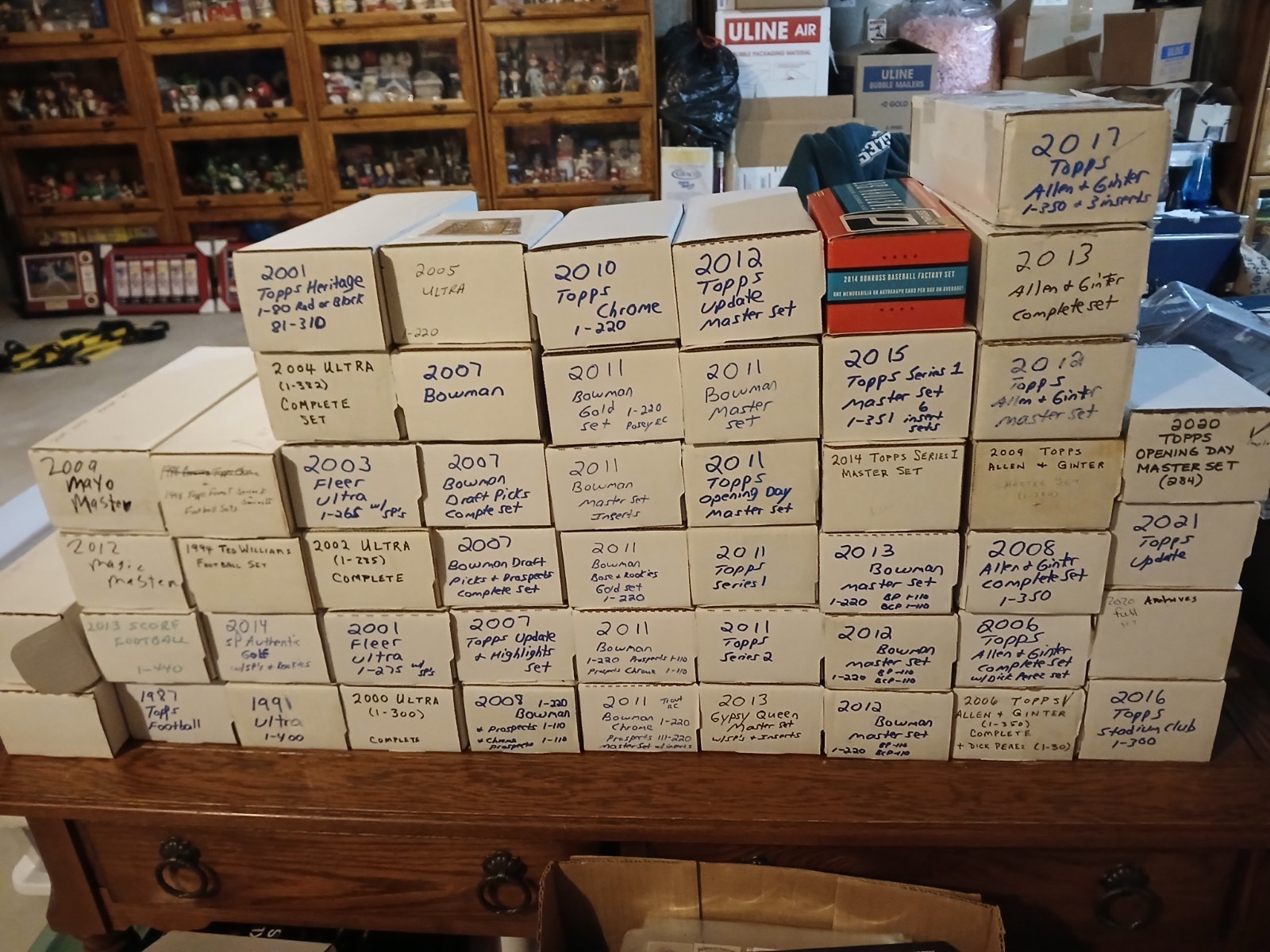 2008 Topps Heritage High Number Complete Set w/Black Backs 501-720 KERSHAW RC(2)