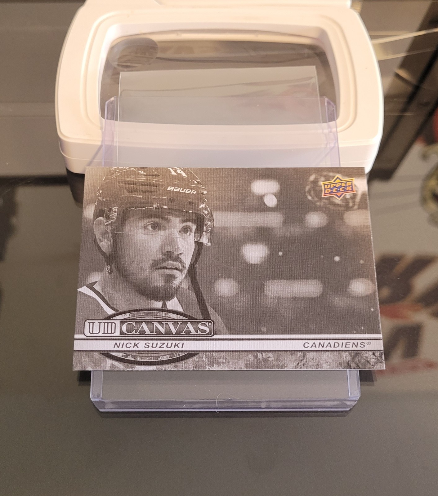 2025-26 Upper Deck Extended Series UD Canvas B&W SP #C-271 Nick Suzuki Montreal