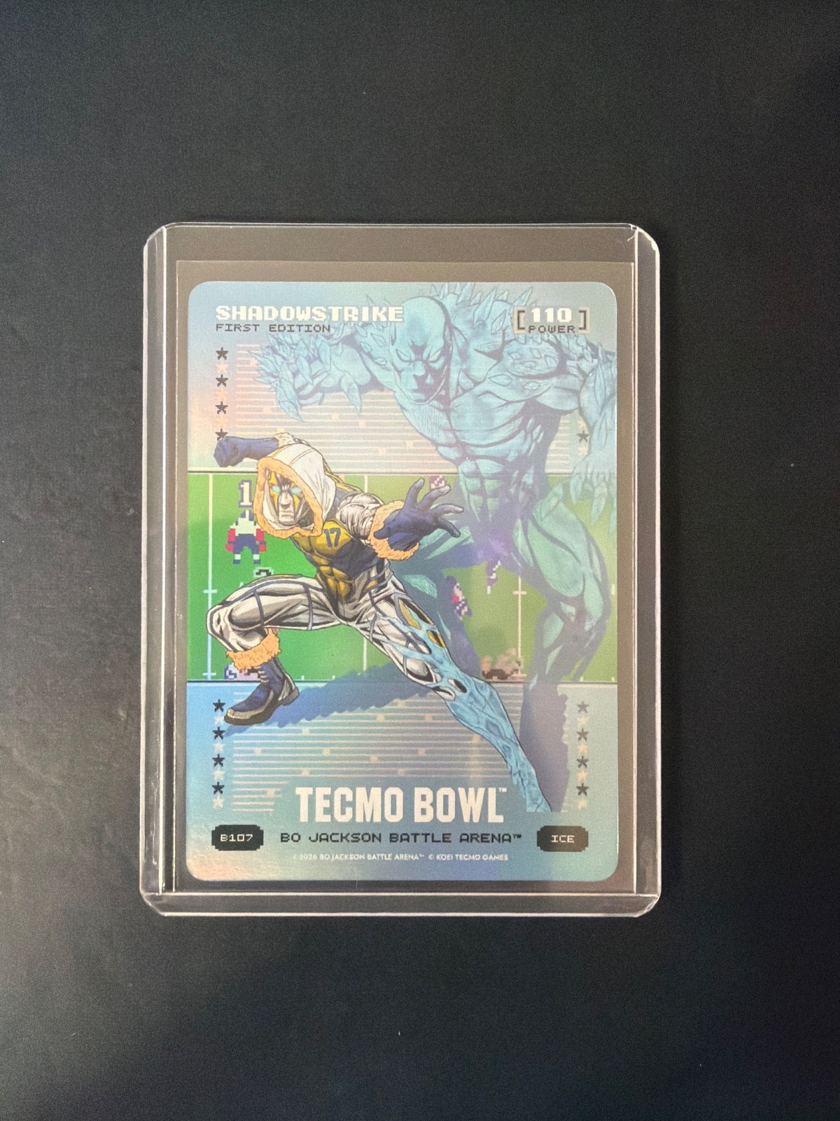 Shadowstrike Tecmo Bowl Bo Jackson Battle Arena Blue 110 Power Ice B107 Foil