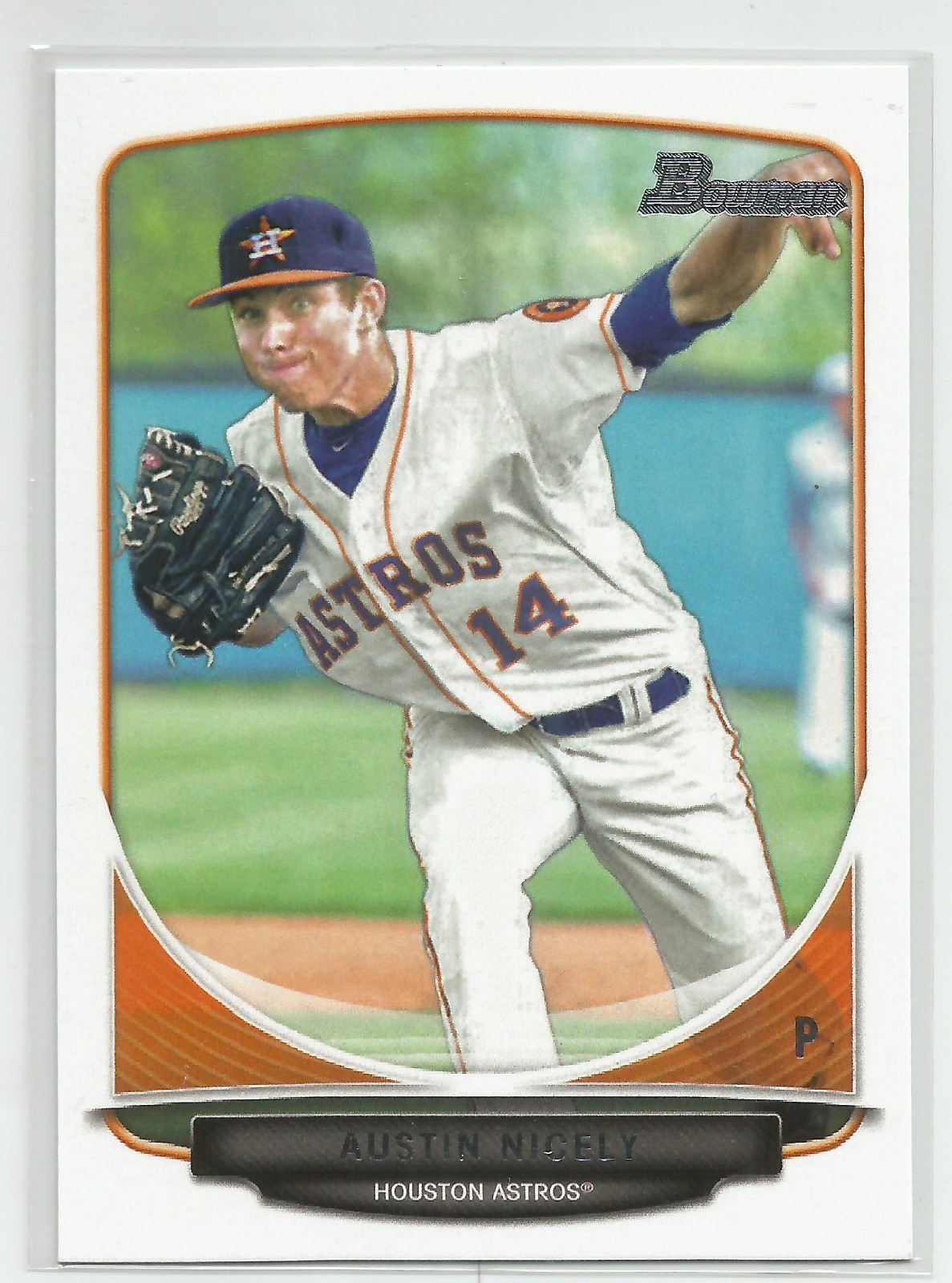 Austin Nicely Houston Astros 2013 Bowman Draft Prospect