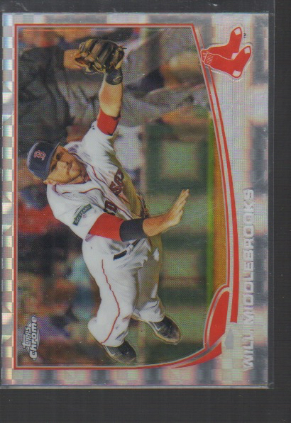 WILL MIDDLEBROOKS 2013 TOPPS CHROME X FRACTOR X-FRACTOR CARD #133