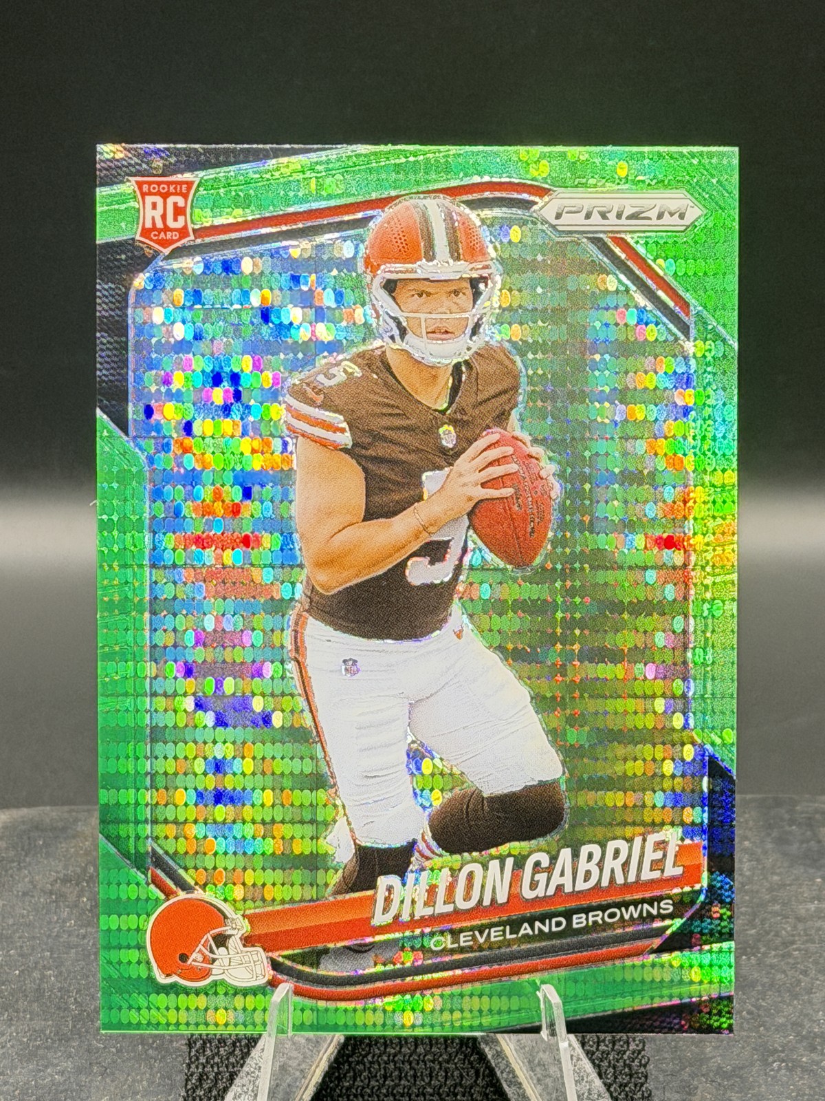 2025 Panini Prizm- Dillon Gabriel #372 Neon Green Pulsar Prizm (RC)