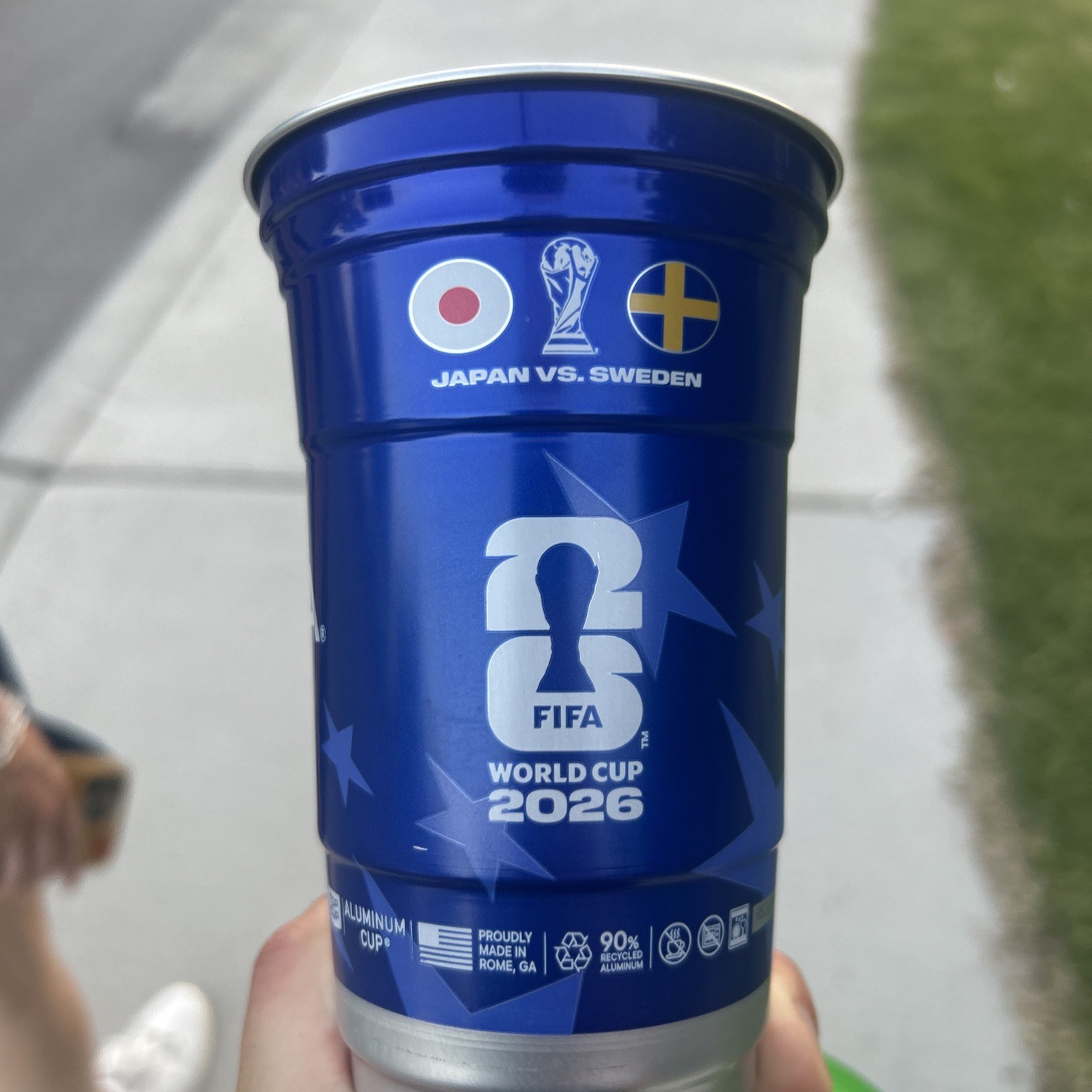 Japan Sweden FIFA World Cup Aluminum Cup 2026 Souvenir Cup