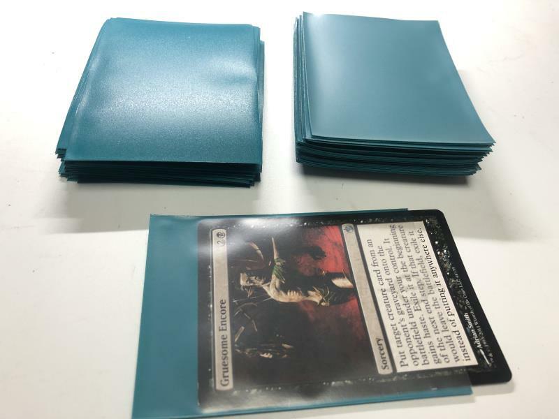 Lenayuyu 300pcs Petrolblue Protector Standard MTG Card Sleeves 66x91mm Matte