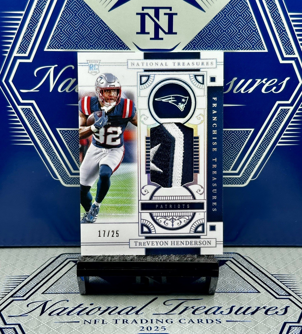 2025 National Treasures TreVeyon Henderson Franchise Treasures Prime Holo,/25🌟