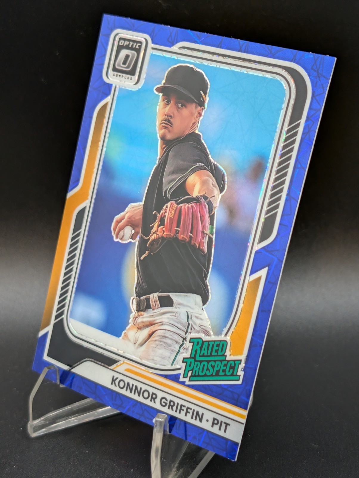Konnor Griffin Rated Prospect Blue Optic Velocity Prizm 2026 Donruss Pittsburgh