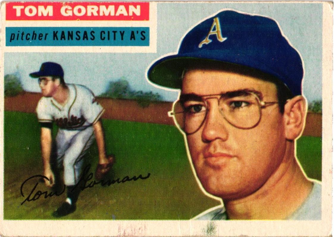 1956 Topps – Tom Gorman (#246) Kansas City Athletics TG2 VG-EX