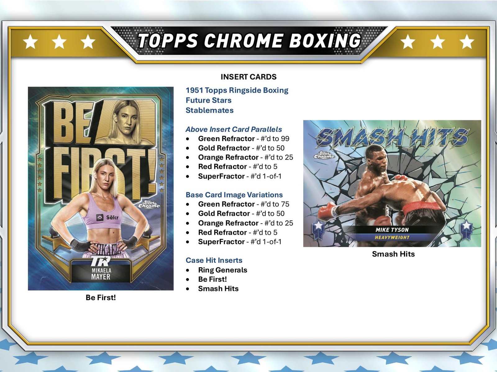 2024 TOPPS CHROME BOXING HOBBY BOX