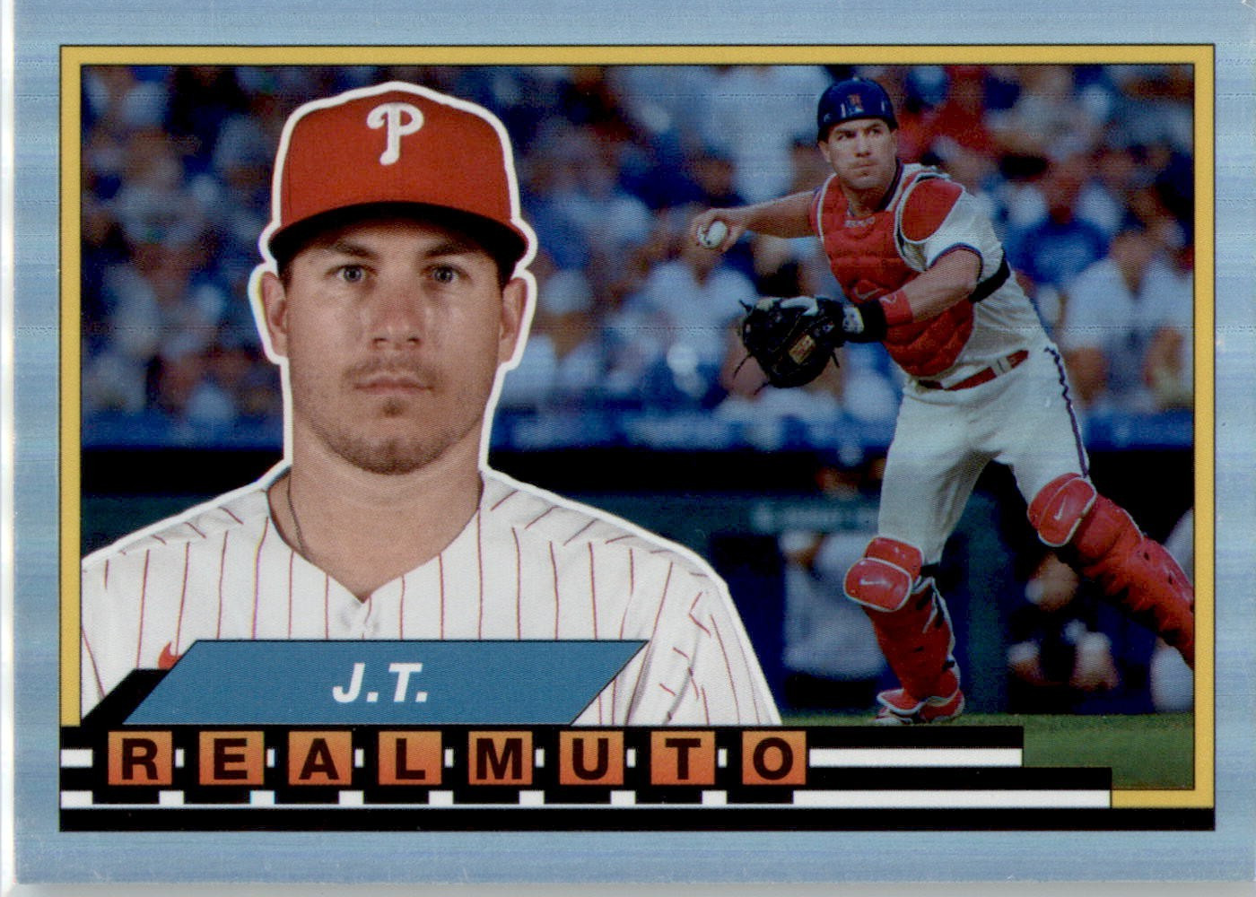 2021 Topps Archives – 1989 Topps Big Foil J.T. Realmuto #89BF-42