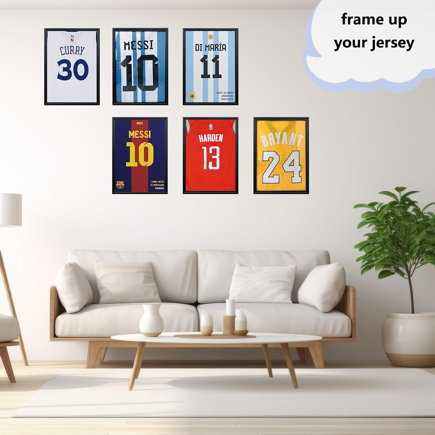 2 Pack Jersey Frame Display Case,Jersey Shadow Box,Sports Jersey Display Frame w