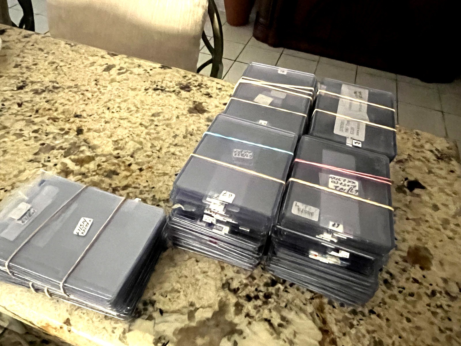 Lot 25Pcs. Used Top Loaders Card Holders Storage can be used for Lic, Ins etc