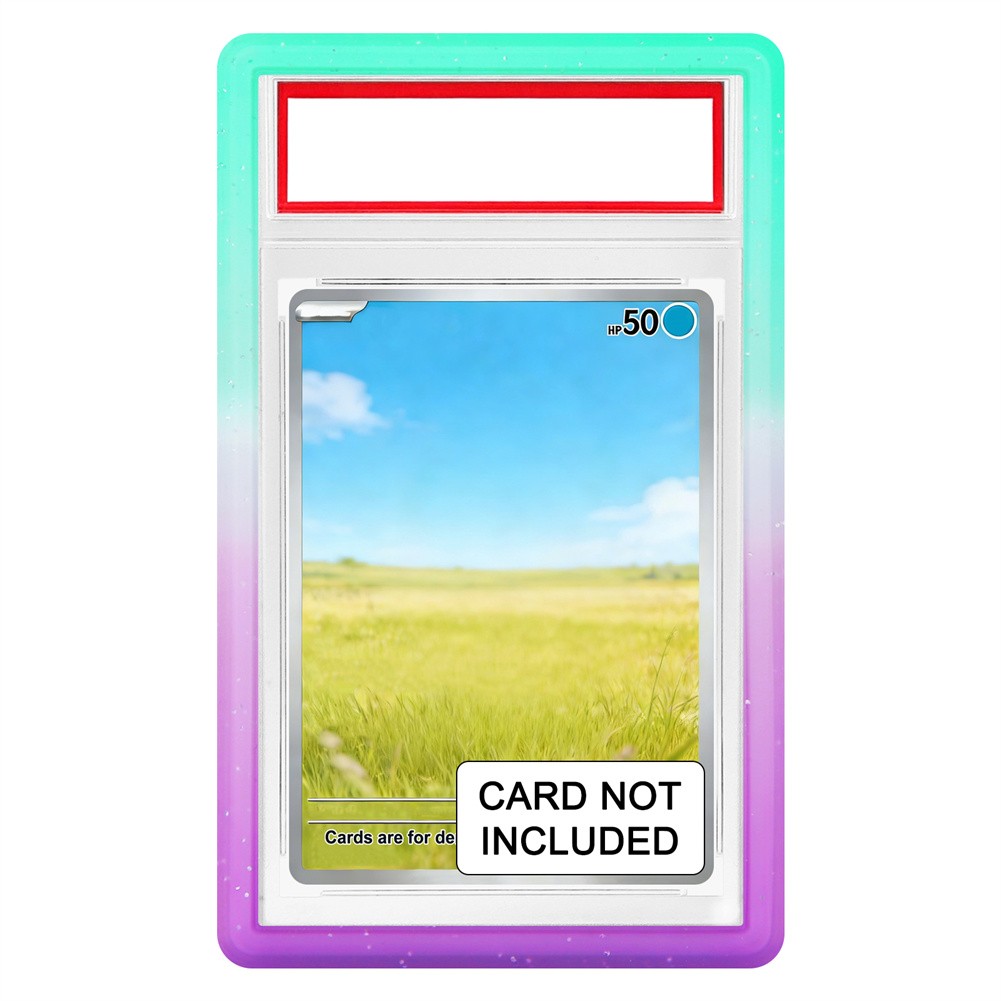 12PACK Gradient Colors For PSA Graded Card Slab TPU Bumper Guard Protector