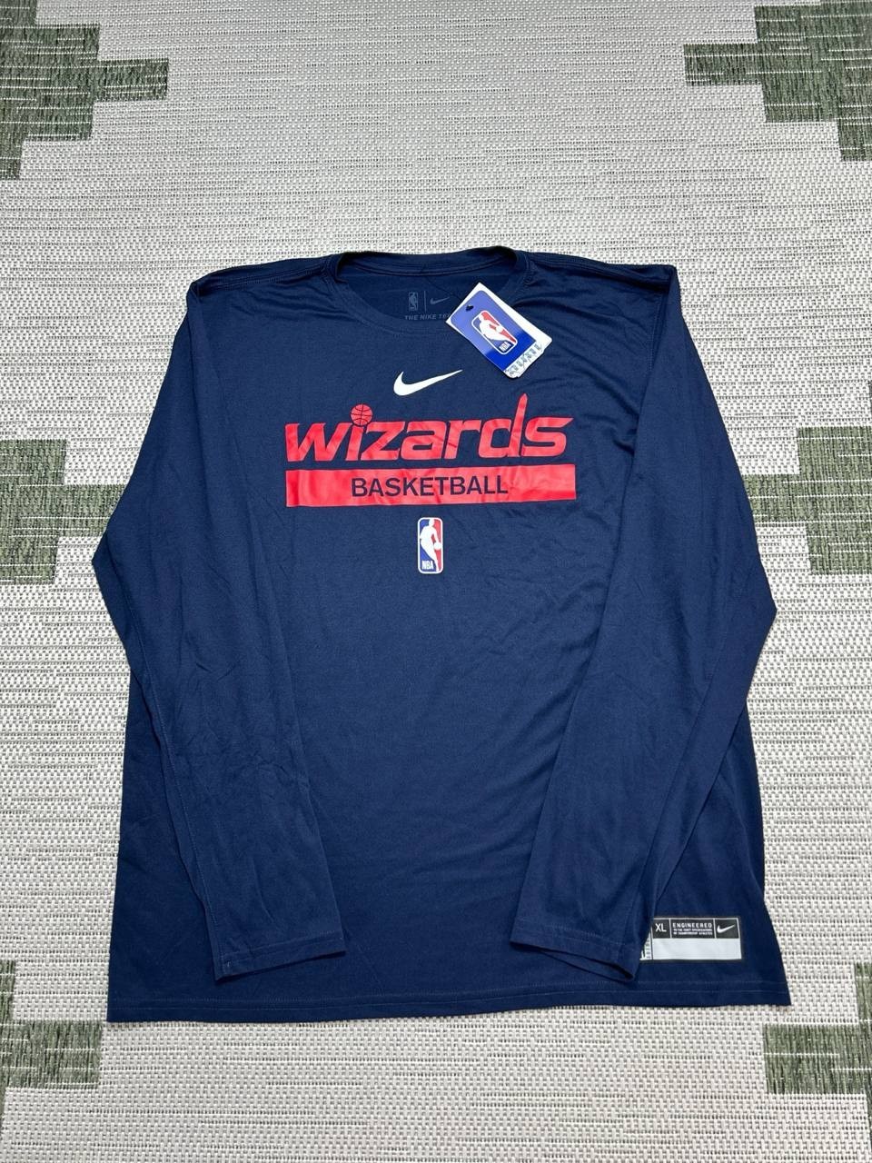 Washington Wizards Shirt Mens Xl Nike Blue Nba Pullover