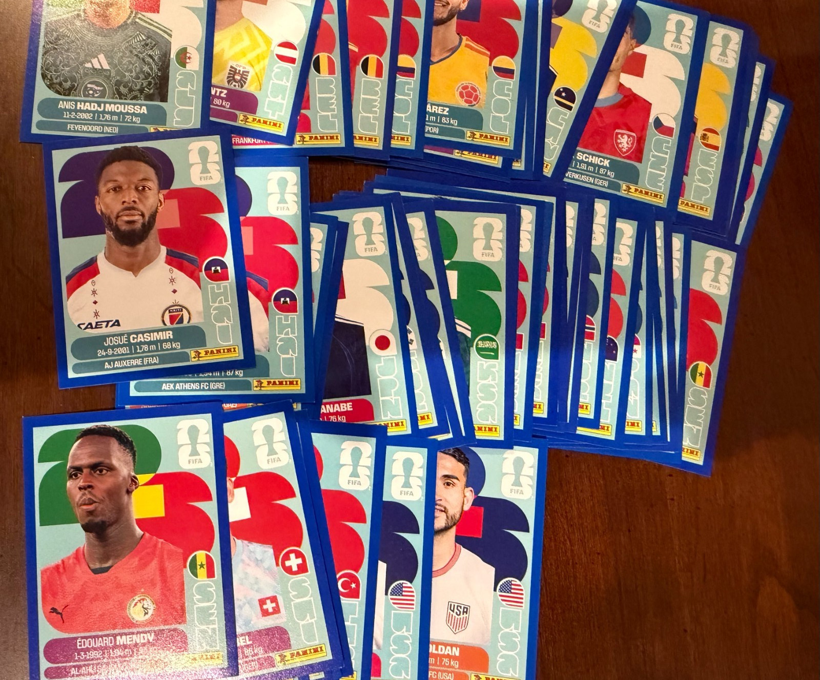 Panini FIFA World Cup 2026 BLUE Stickers Complete Your Set – Pick From List