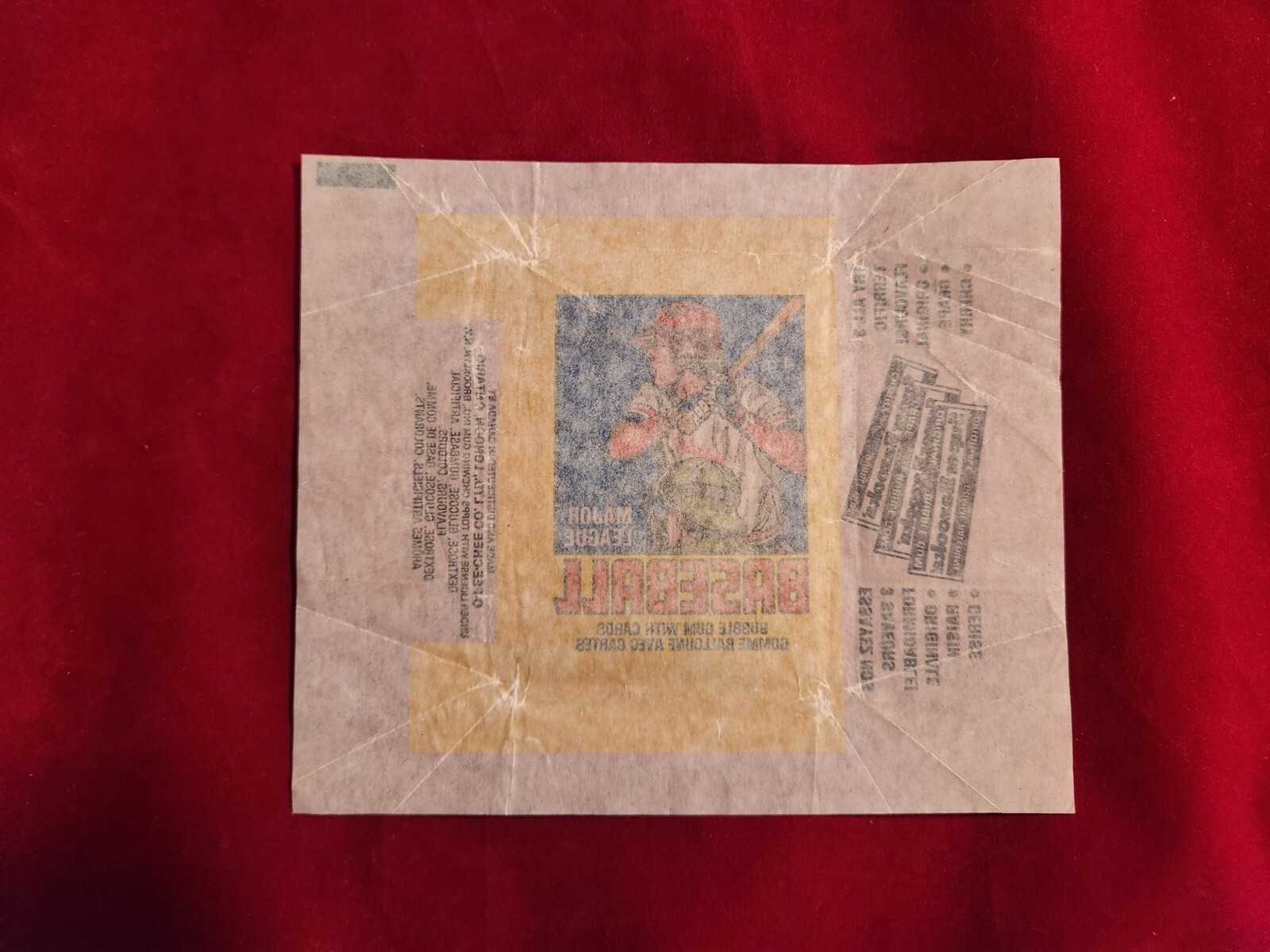 ⚾1979 OPC O-Pee-Chee Baseball Wax Pack Wrapper 4.2⚾ Super Bazooka Bubble Gum Ver