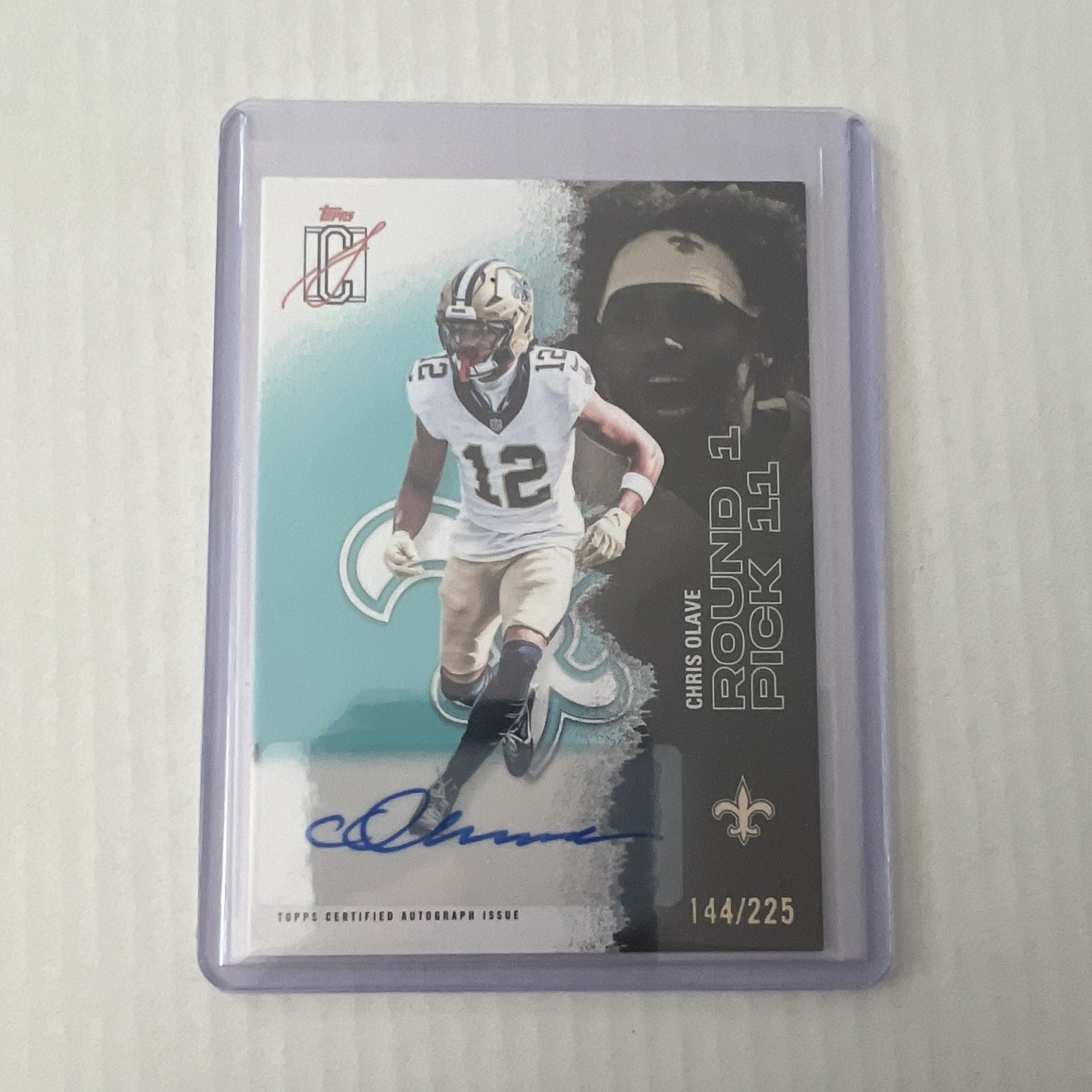 Topps Signature Class 2025 Chris Olave Auto #39 New Orleans Saints 144/225