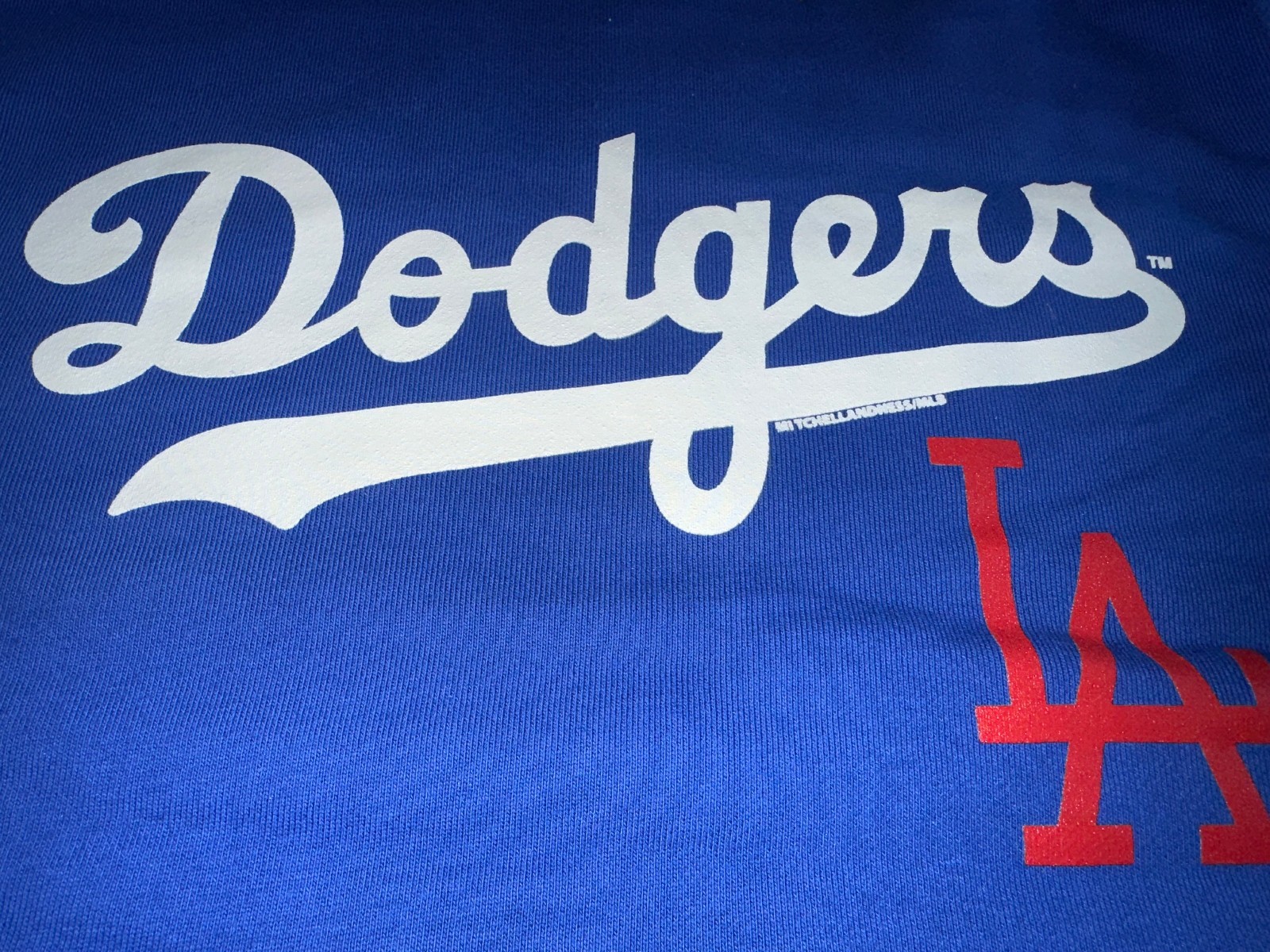 Men’s Los Angeles Dodgers Mitchell & Ness MLB Crewneck Sweatshirt NWT