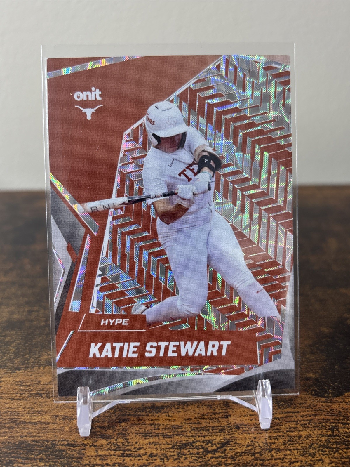 2026 ONIT Texas Longhorns Softball HYPE card KATIE STEWART