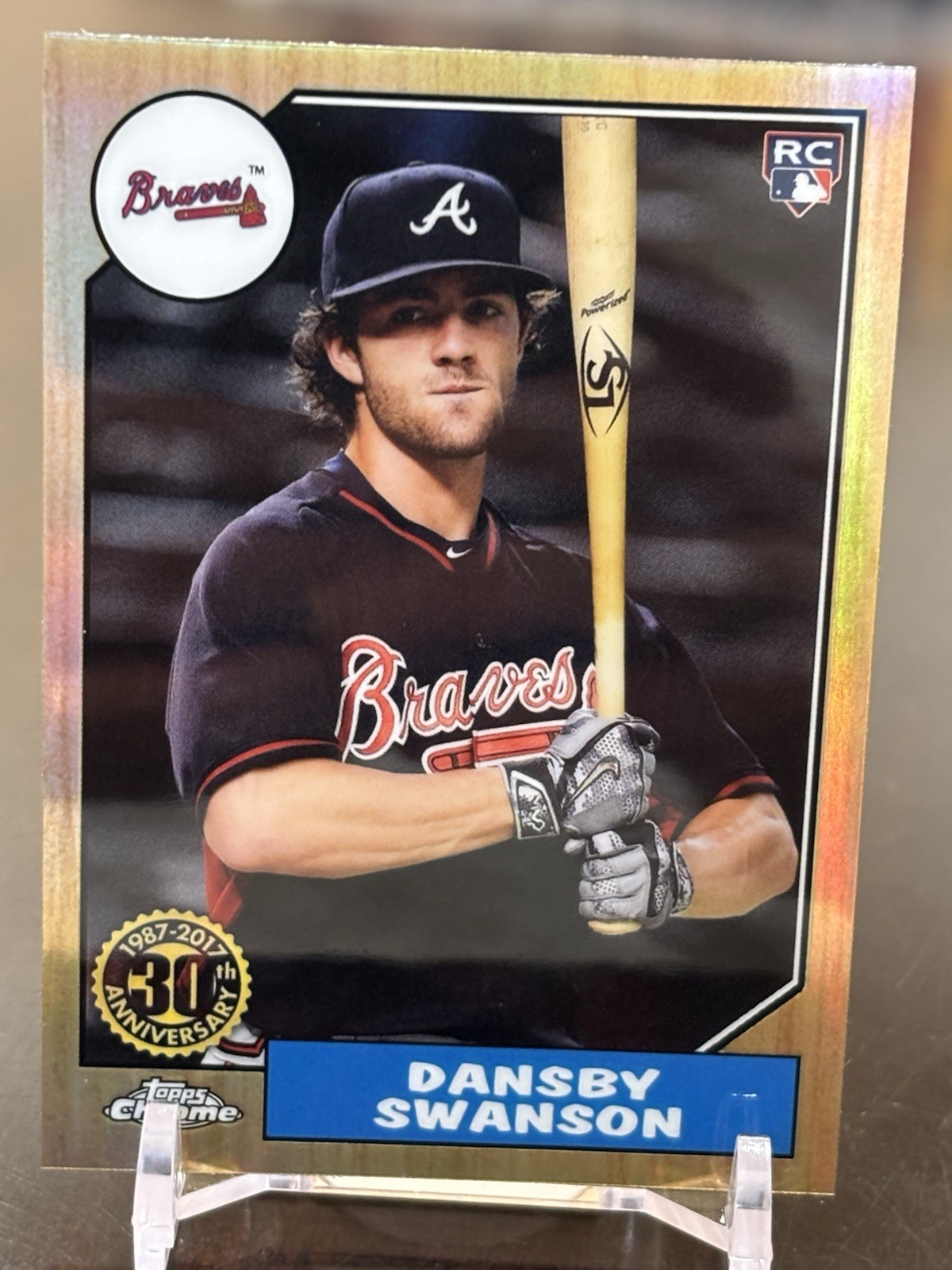 2017 Topps Chrome Dansby Swanson #87T-2 RC Mint