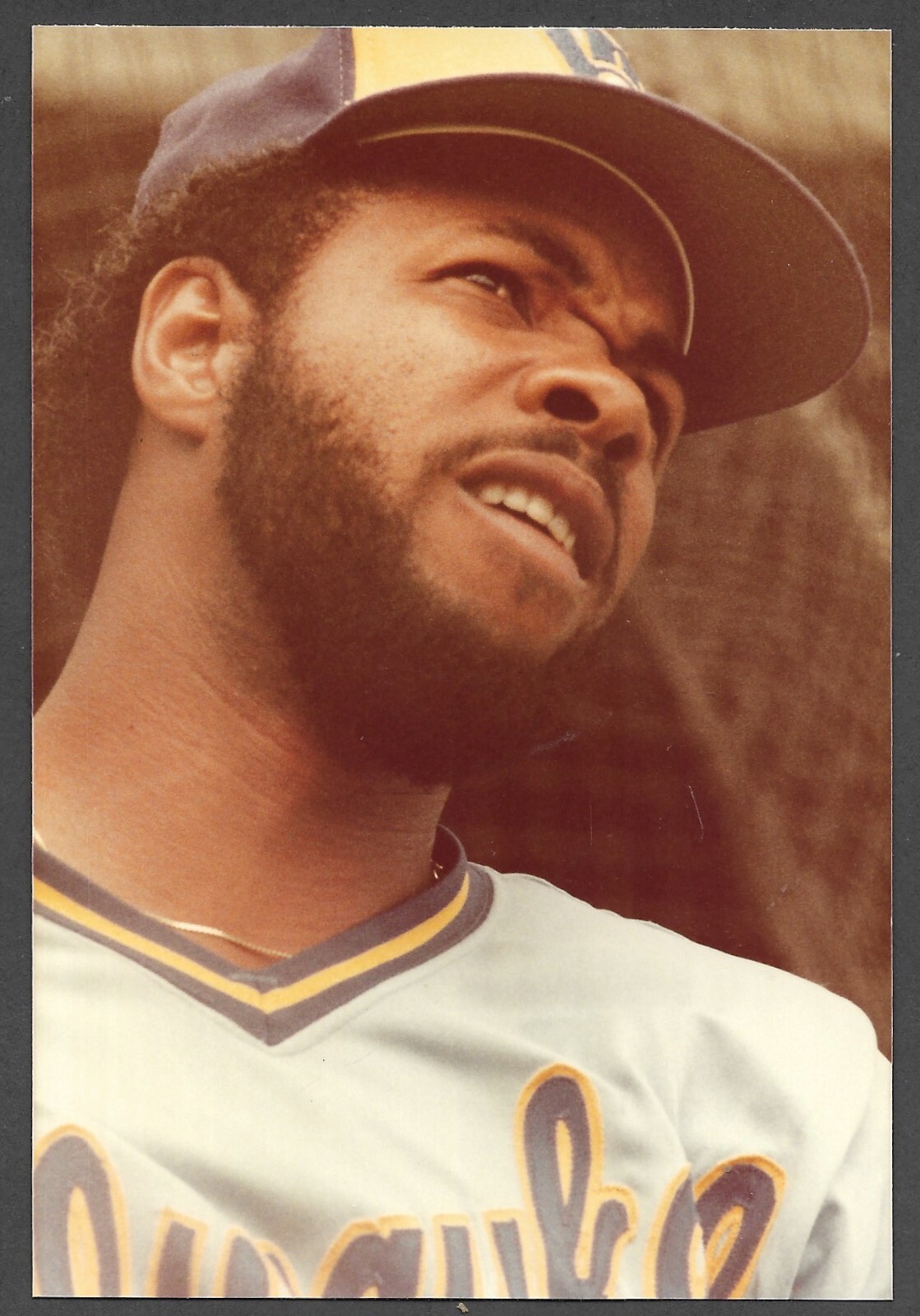1983 ASG Cecil Cooper BREWERS UNSIGNED 4 x 5-7/8 ORIGINAL SNAPSHOT PHOTO #12