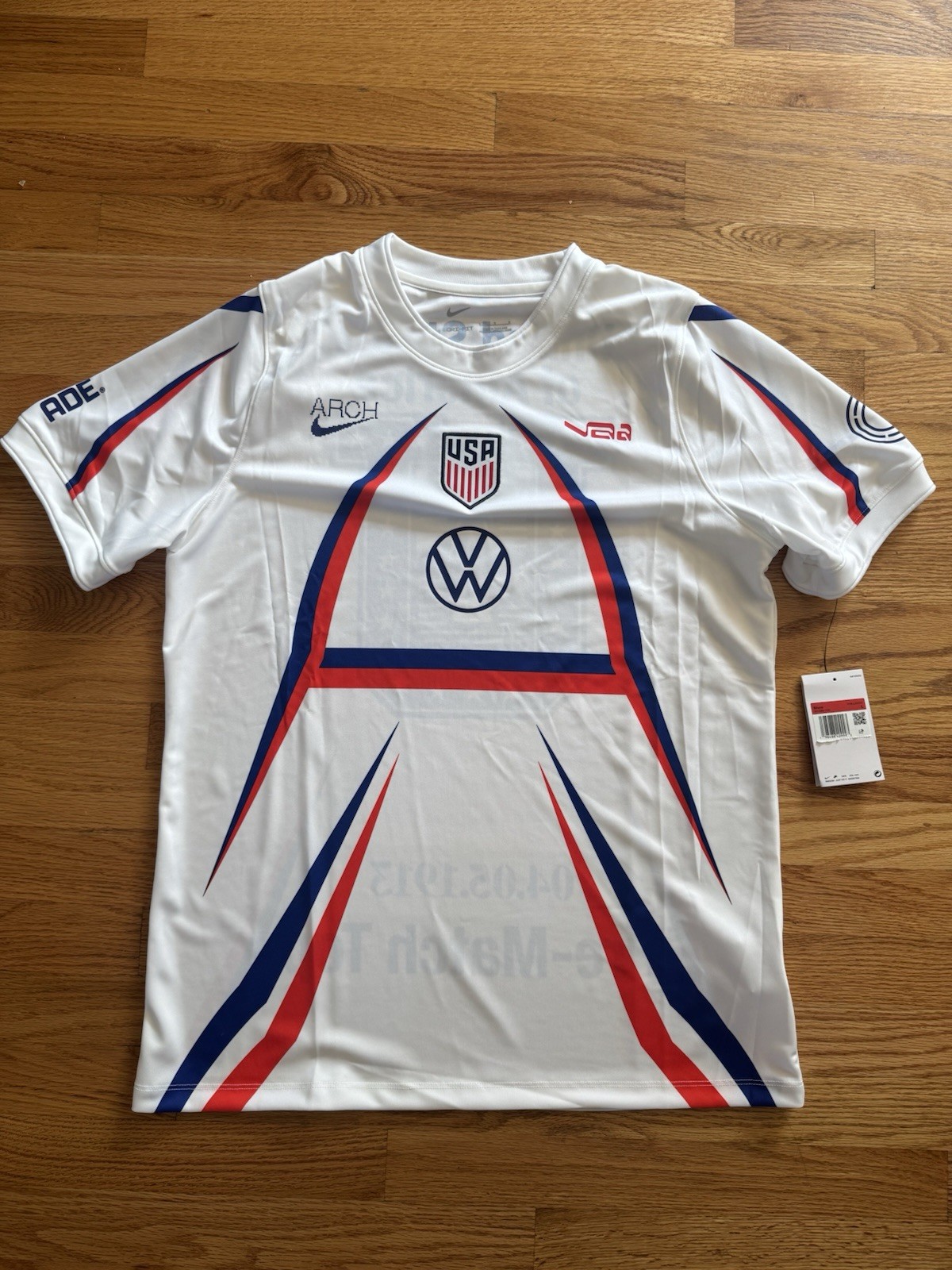 NIKE x VIRGIL ABLOH ARCHIVE x USMNT ACADEMY M PRO PRE MATCH TOP VAA IH1696-100