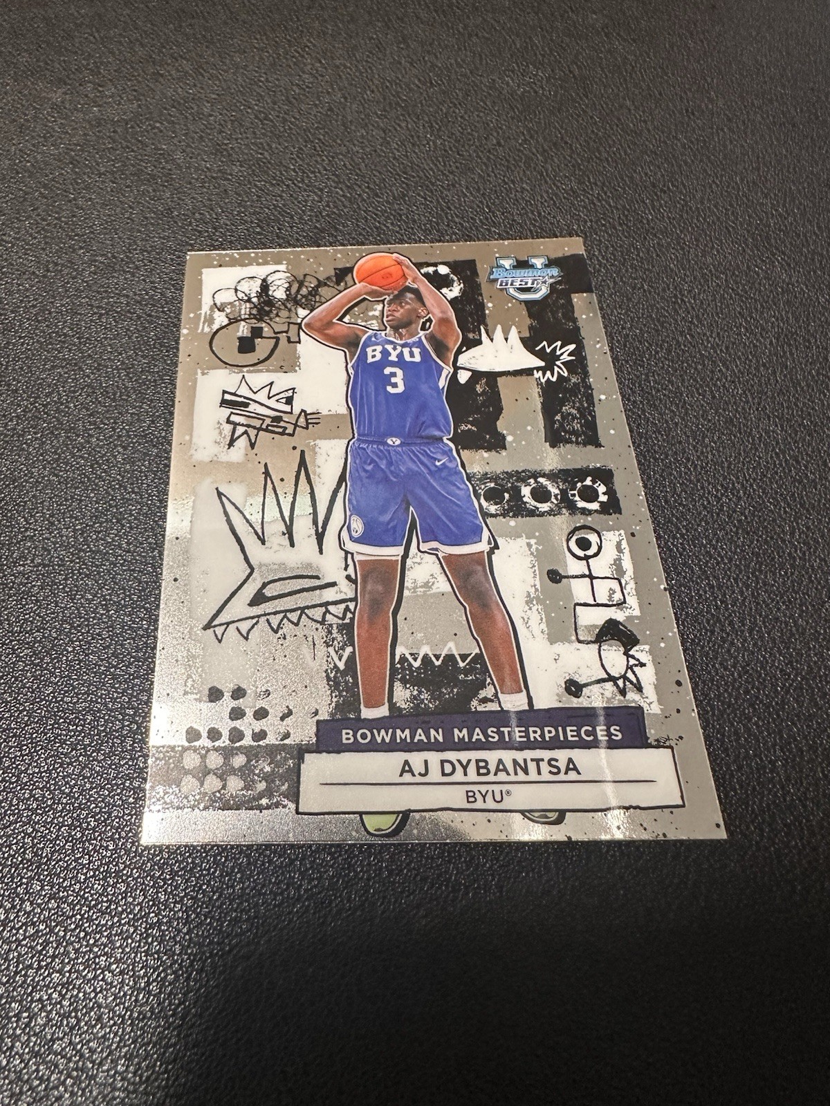 AJ Dybantsa 2025-26 Bowman Best University #BM-2 Masterpieces BYU Cougars